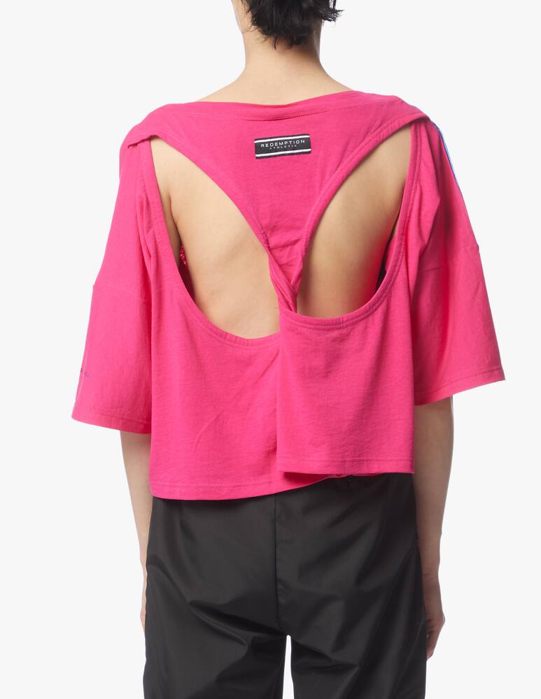 rinascente Redemption Athletix Cotton crop t-shirt