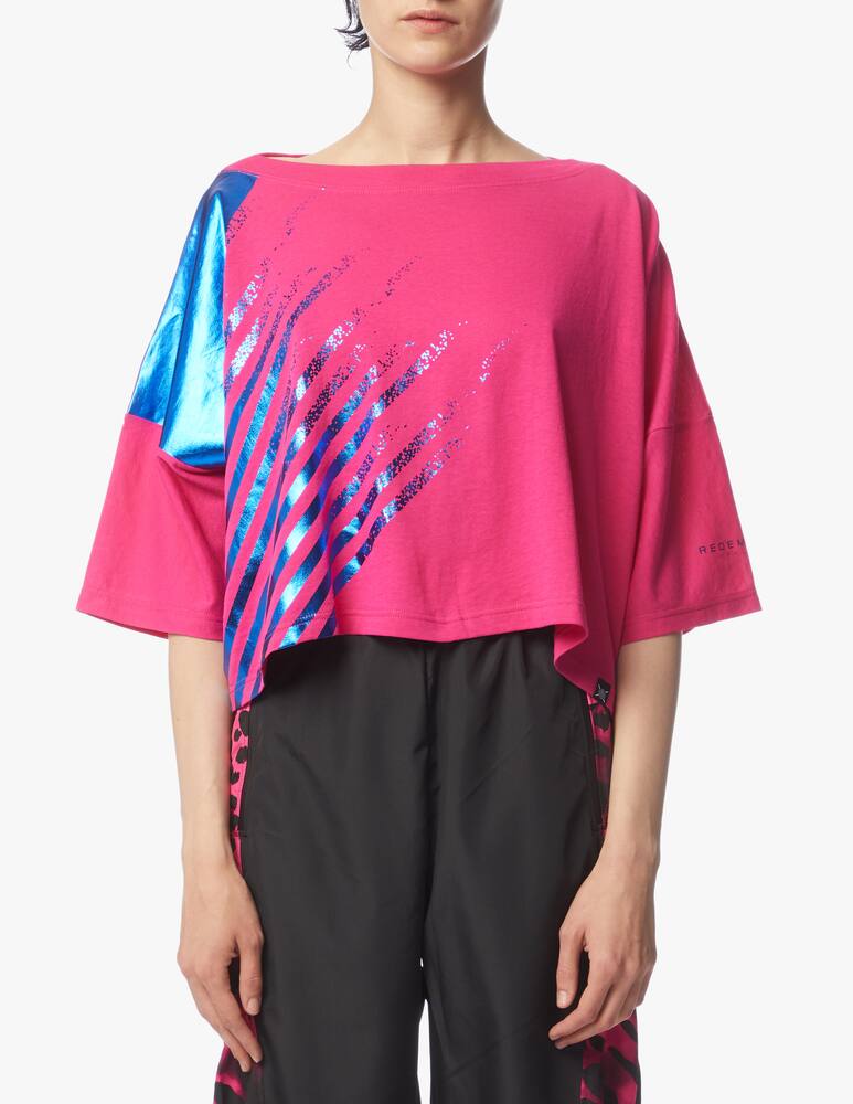 rinascente Redemption Athletix Cotton crop t-shirt