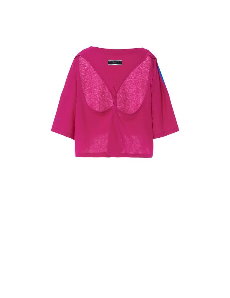 rinascente Redemption Athletix Cotton crop t-shirt