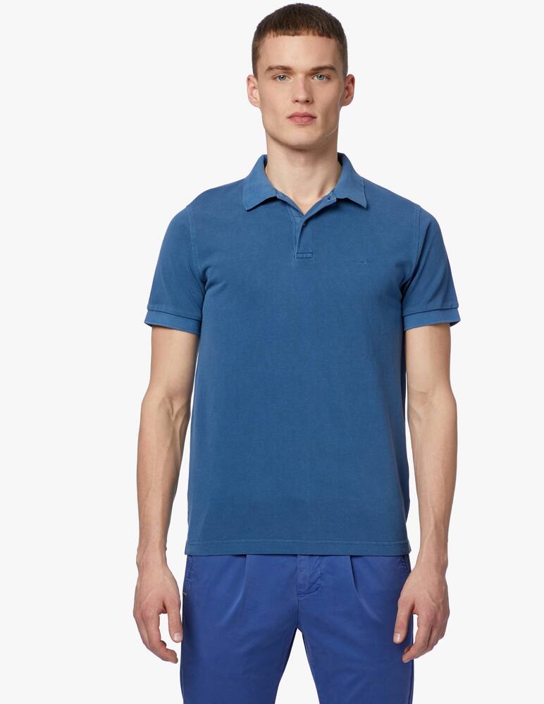 rinascente Sun68 Polo cold dye details