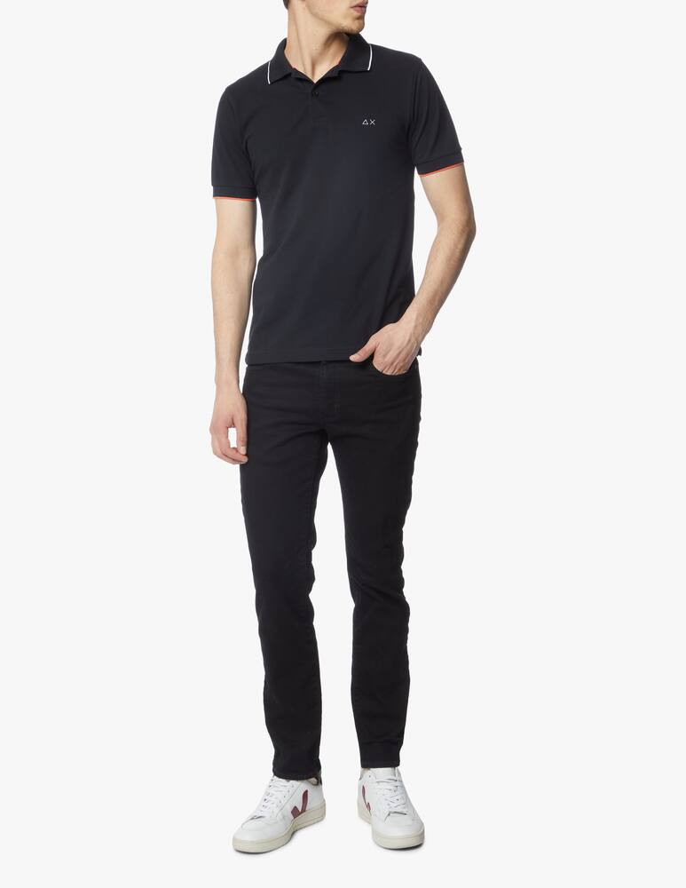 rinascente Sun68 Mini logo polo shirt
