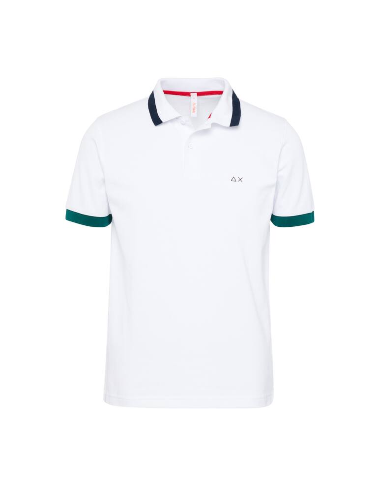 rinascente Sun68 Polo big stripe on collar