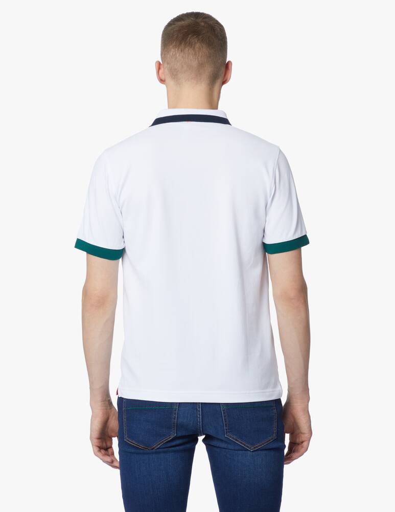 rinascente Sun68 Polo big stripe on collar