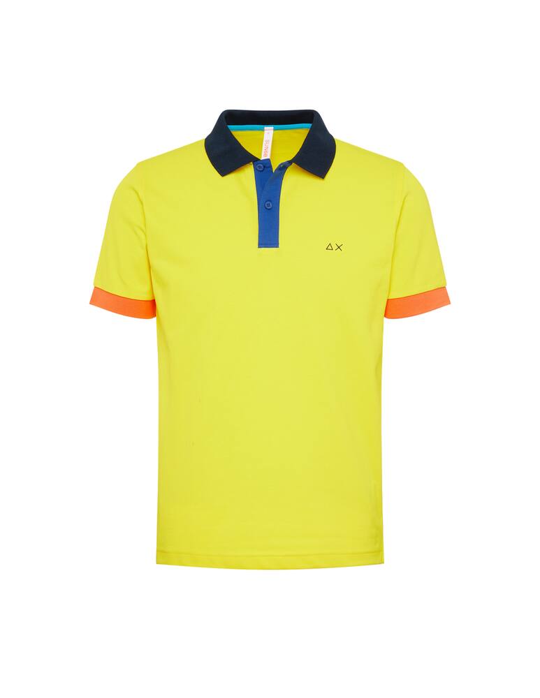 rinascente Sun68 Polo tricolore