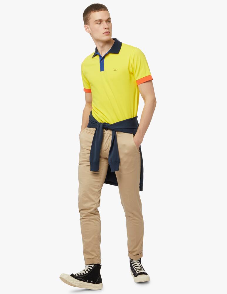 rinascente Sun68 Polo tricolore