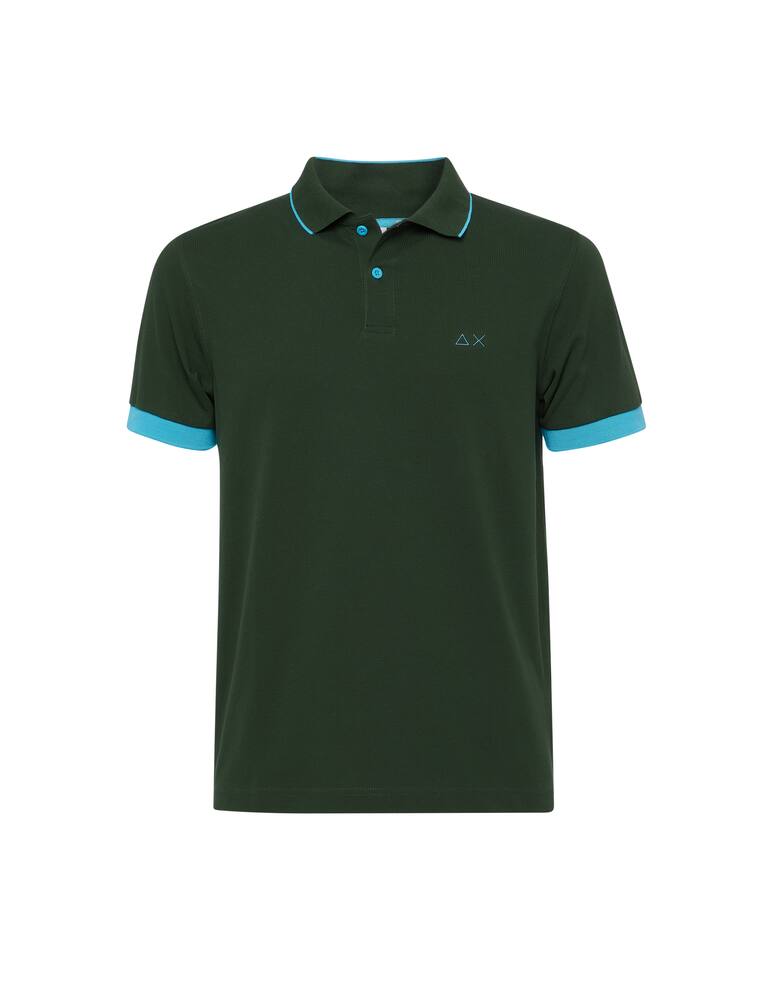 rinascente Sun68 Polo constrast details