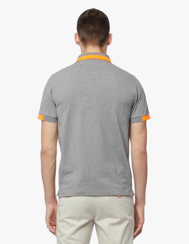 rinascente Sun68 Polo big stripe fluo on collar