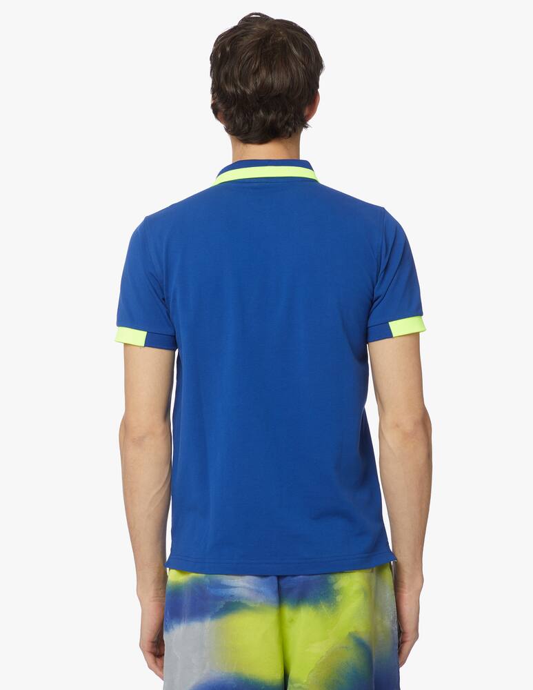 rinascente Sun68 Polo a righe grandi fluo