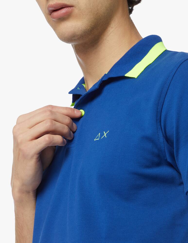 rinascente Sun68 Polo a righe grandi fluo