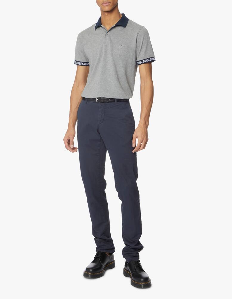 rinascente Sun68 Polo con stampa cuff & collar