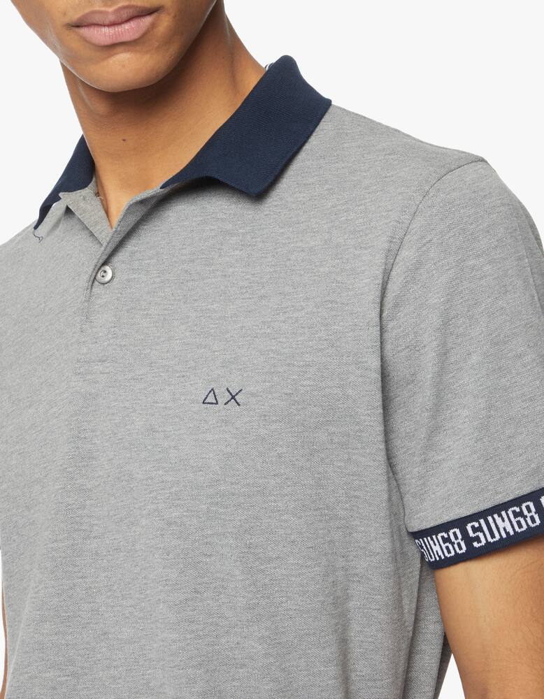 rinascente Sun68 Polo con stampa cuff & collar