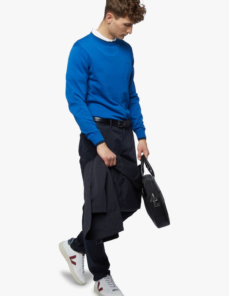 rinascente Sun68 Maglione a girocollo a doppio colletto