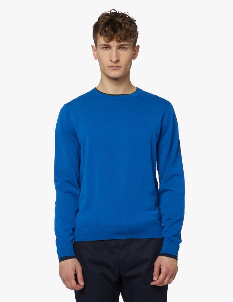 rinascente Sun68 Maglione a girocollo a doppio colletto