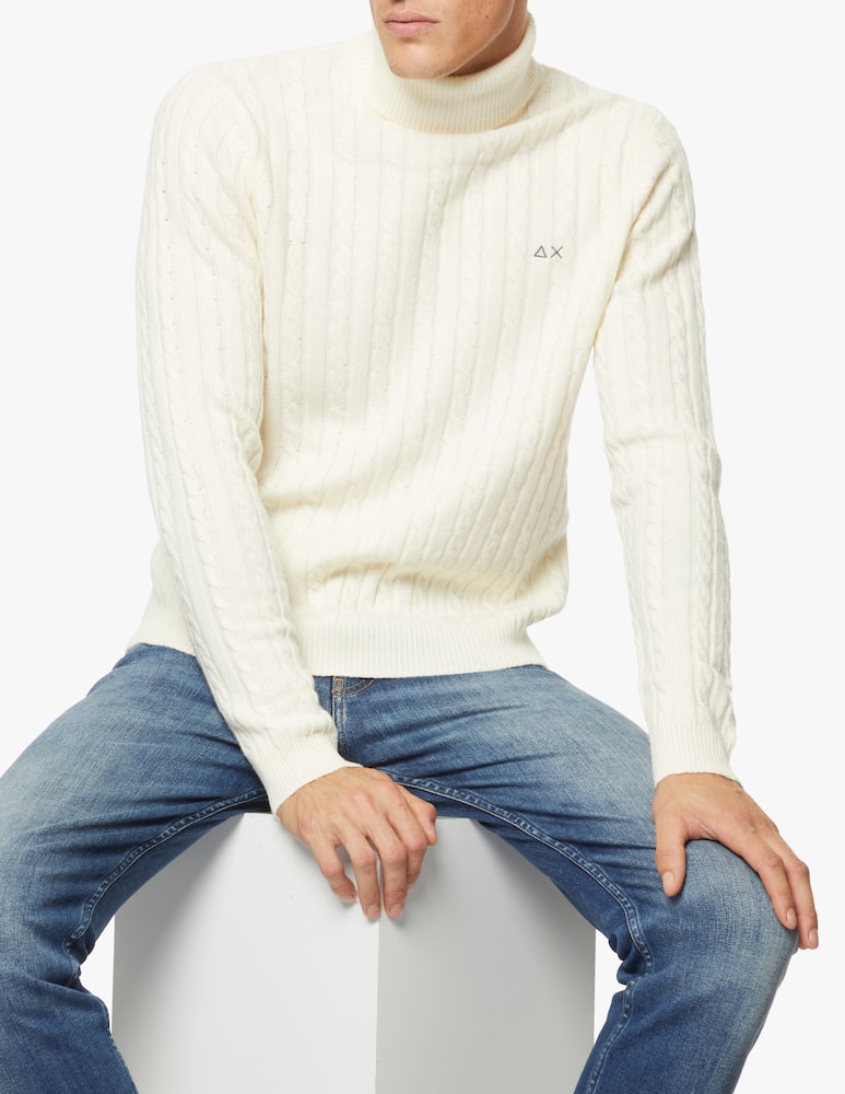 rinascente Sun68 Turtleneck with braid