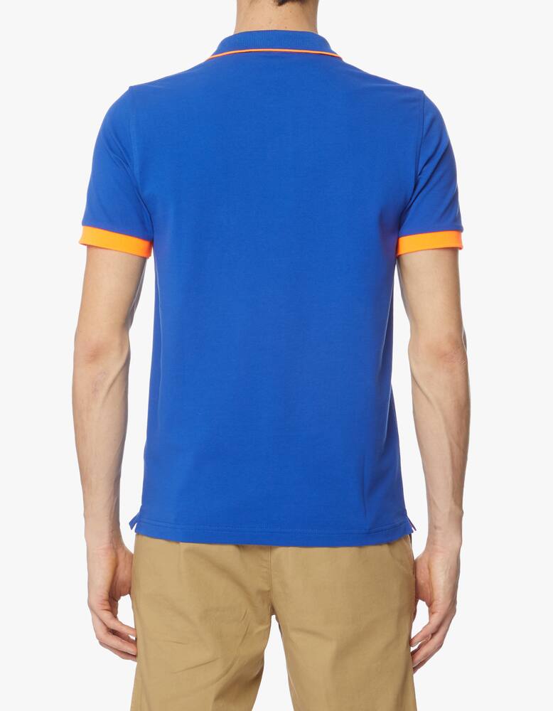 rinascente Sun68 Polo manica corta riga fluo