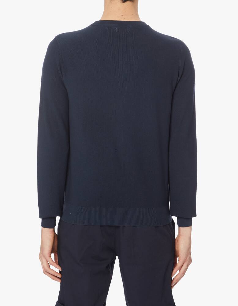 rinascente Sun68 Washed cotton roundneck sweater