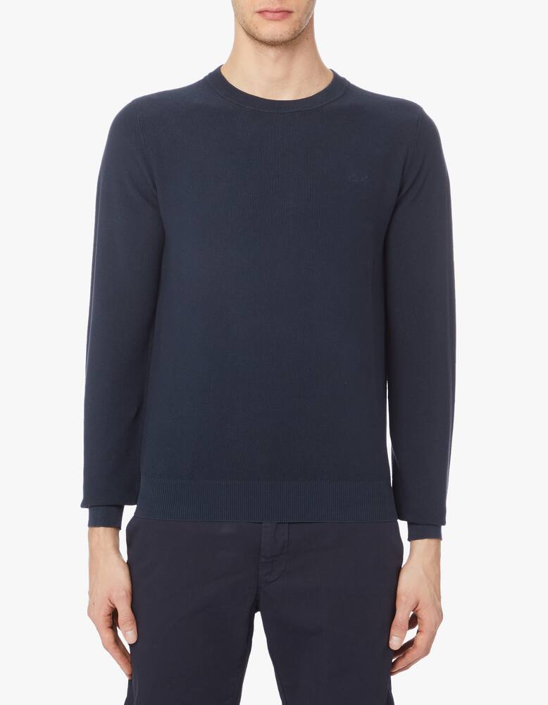 rinascente Sun68 Washed cotton roundneck sweater