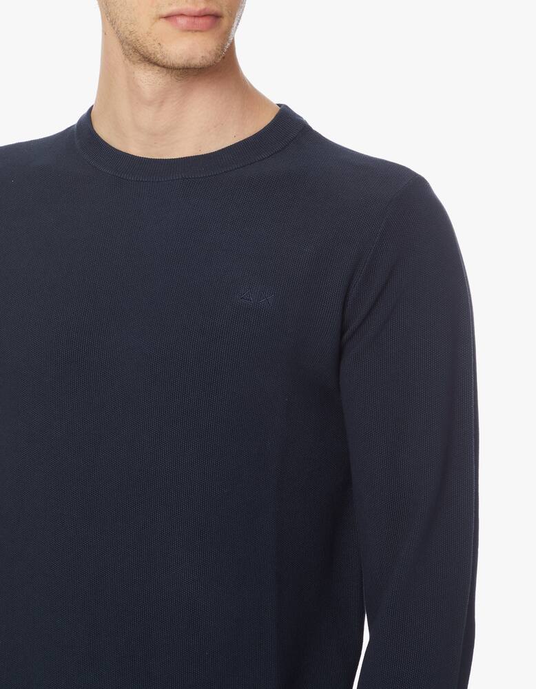 rinascente Sun68 Washed cotton roundneck sweater