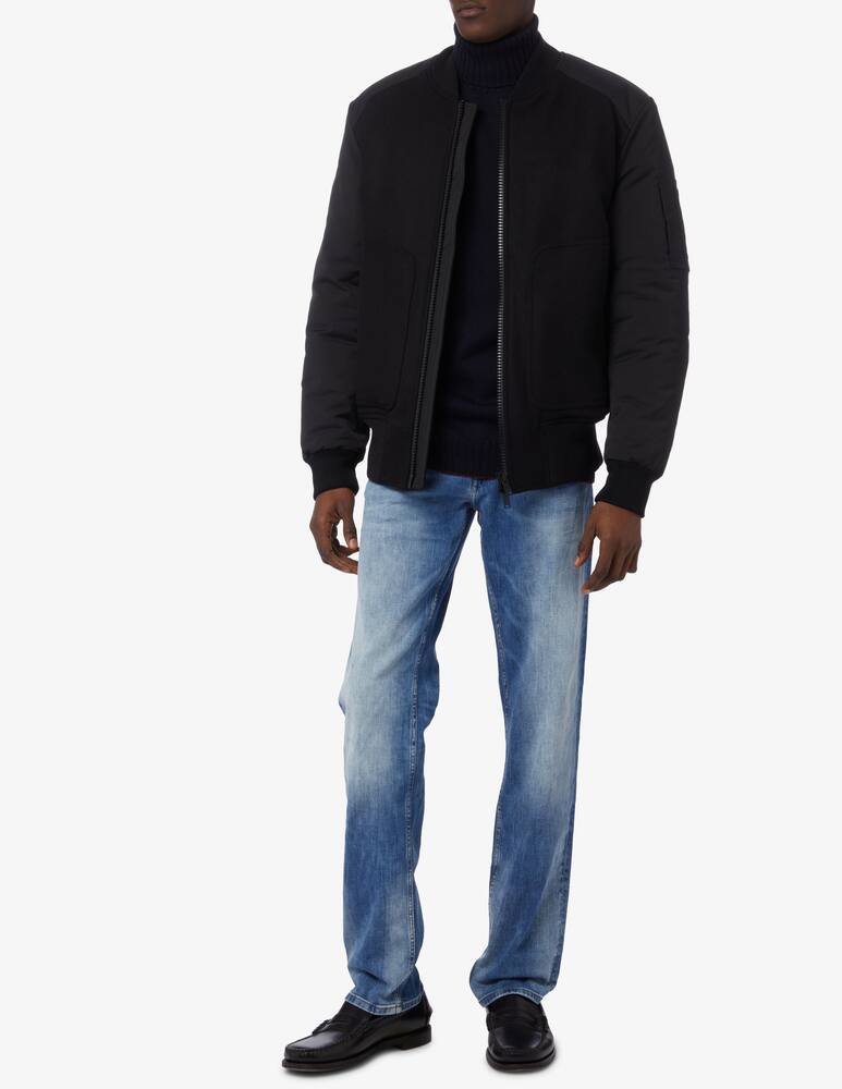 rinascente Dondup Giacca bomber in lana e nylon - Nero