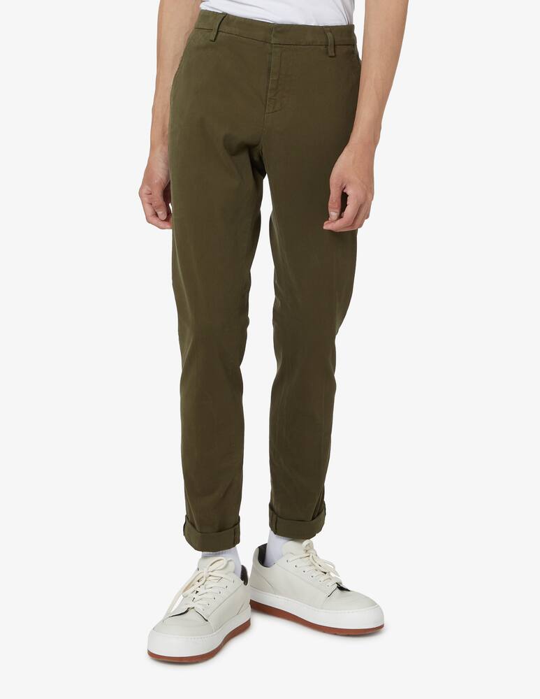 rinascente Dondup Pantalone gaubert gabardina  - Verde