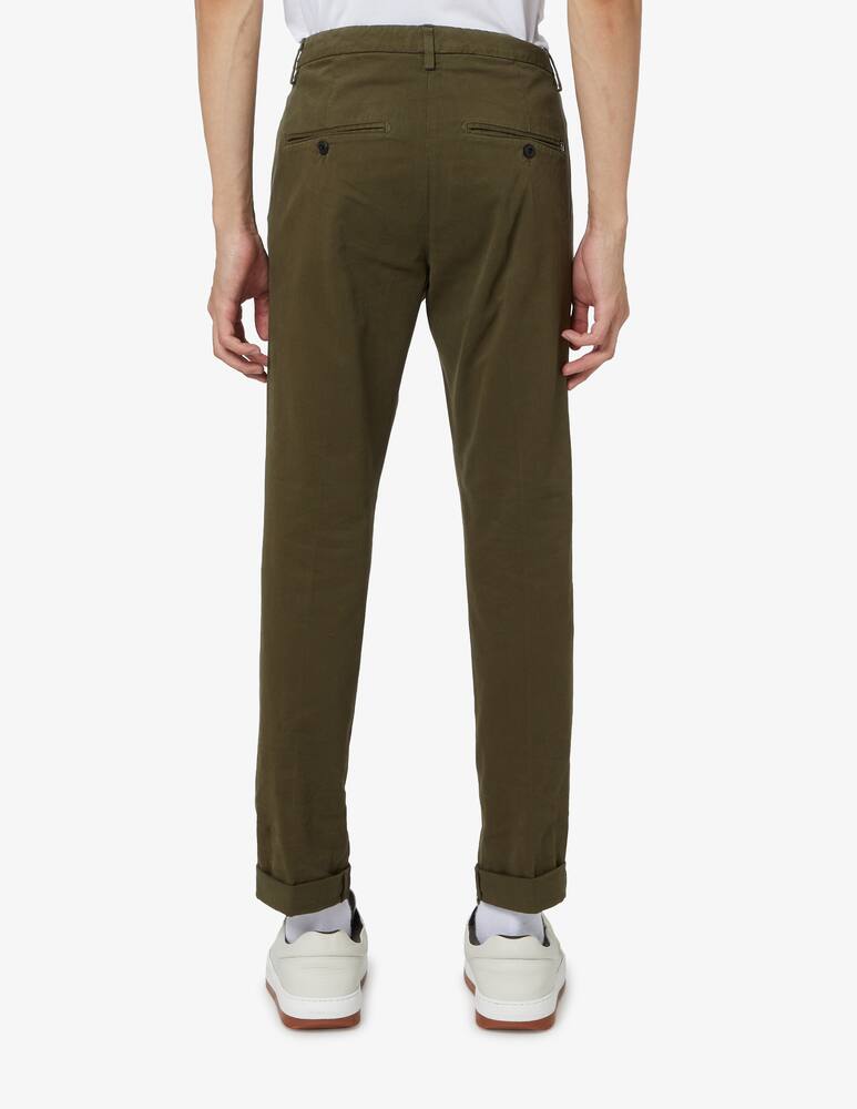 rinascente Dondup Pantalone gaubert gabardina  - Verde