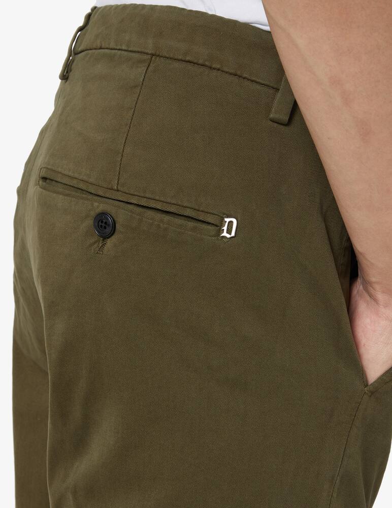 rinascente Dondup Pantalone gaubert gabardina  - Verde