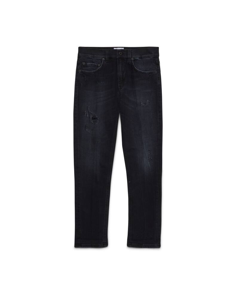 rinascente Dondup Mid rise micro rips jeans