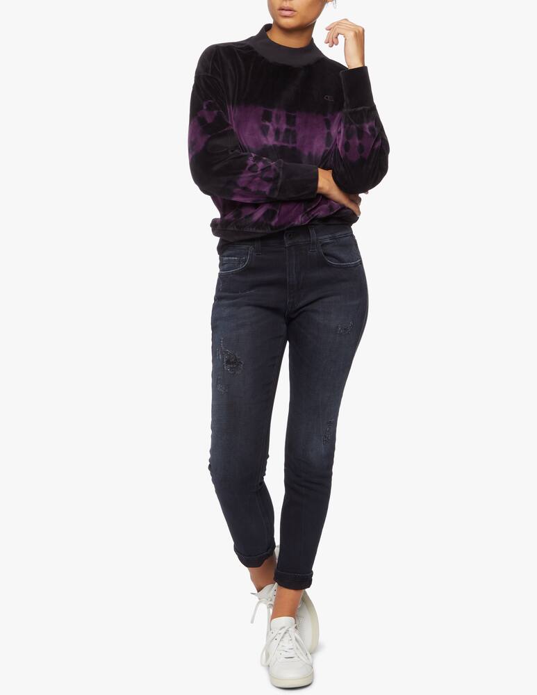 rinascente Dondup Mid rise micro rips jeans