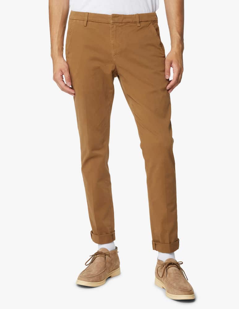 rinascente Dondup Pantalone gaubert gabardina  - Marrone