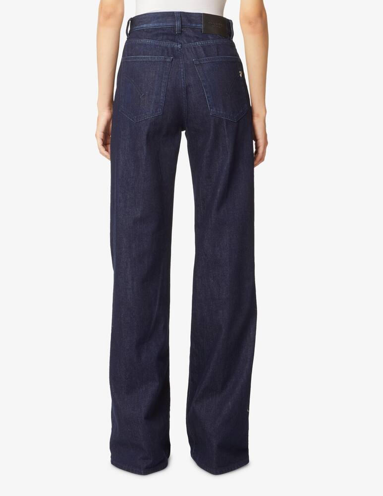 rinascente Dondup Pantalone in cotone Amber - Blu