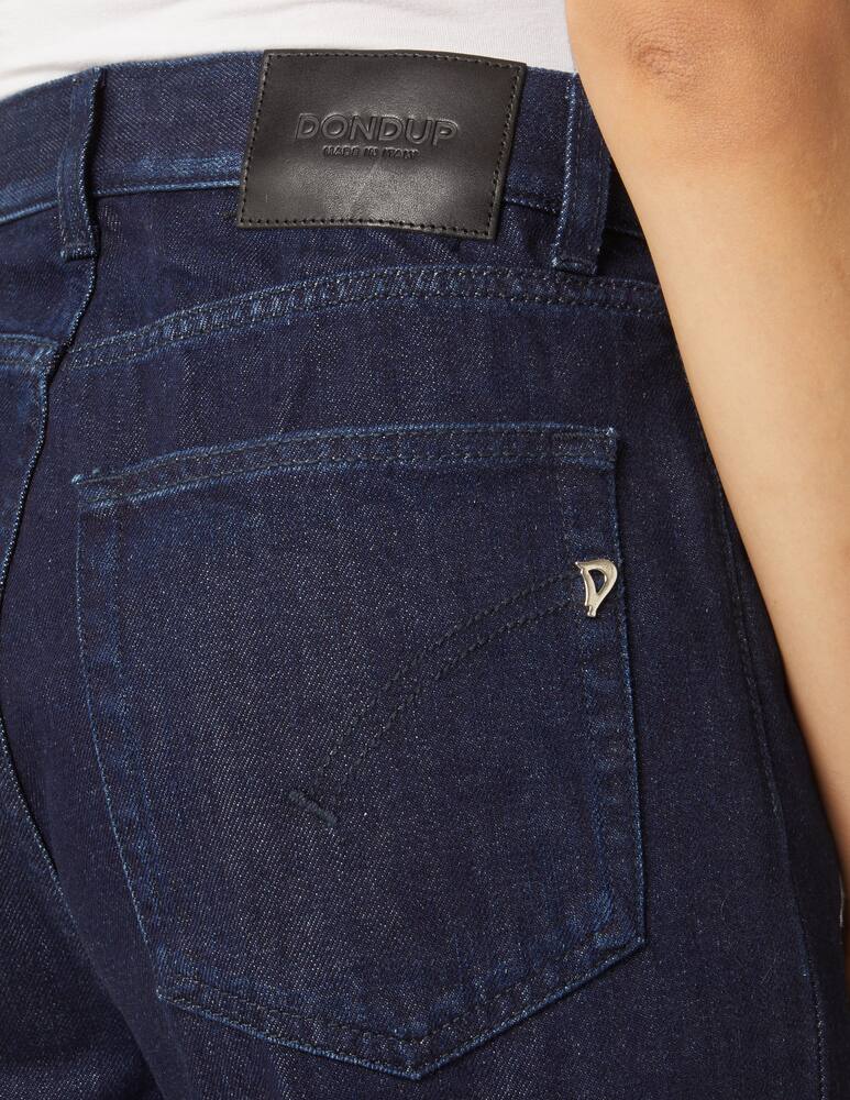 rinascente Dondup Pantalone in cotone Amber - Blu