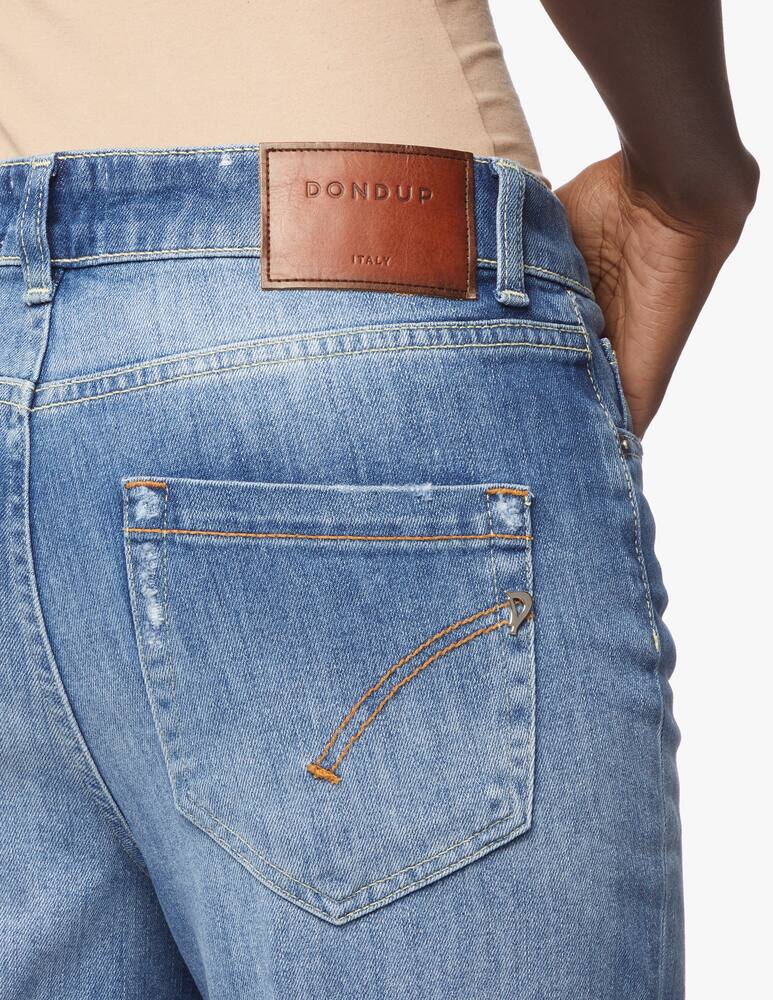 rinascente Dondup Jeans crop a vita media Zoe