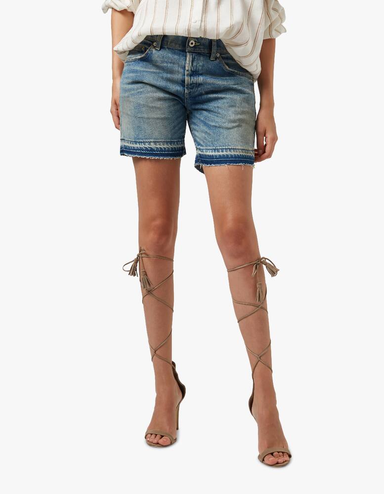 rinascente Dondup Gae low rise denim shorts