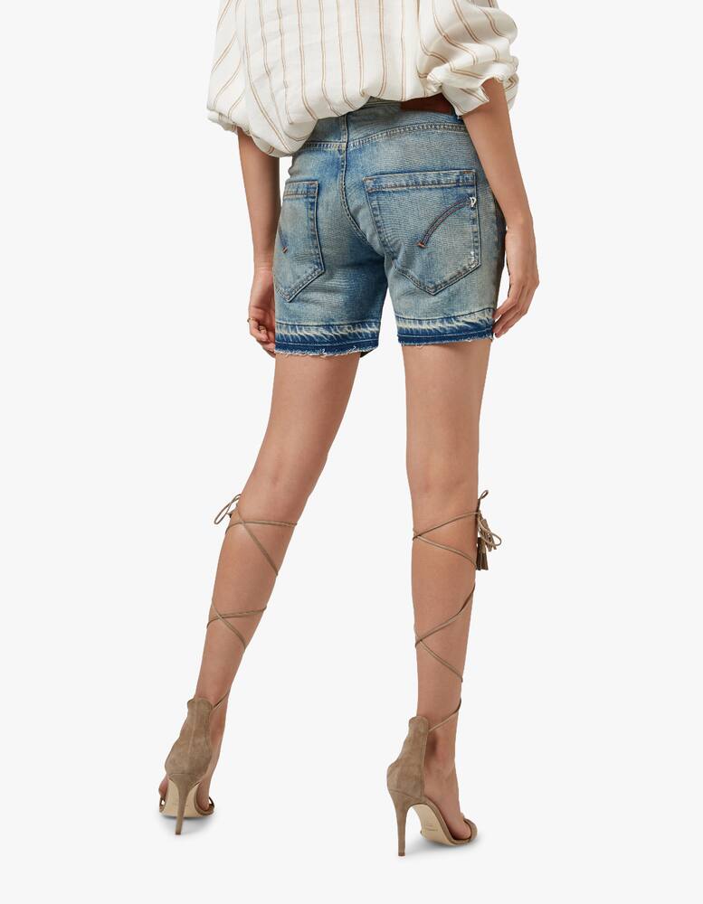 rinascente Dondup Gae low rise denim shorts