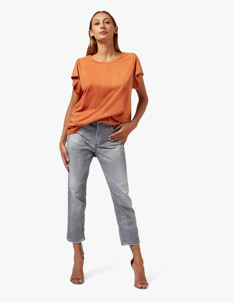 rinascente Dondup Jeans crop a vita media Zoe