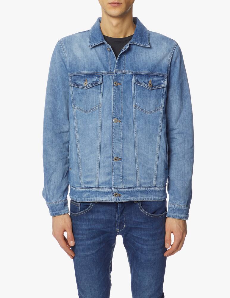 rinascente Dondup Trucker light denim