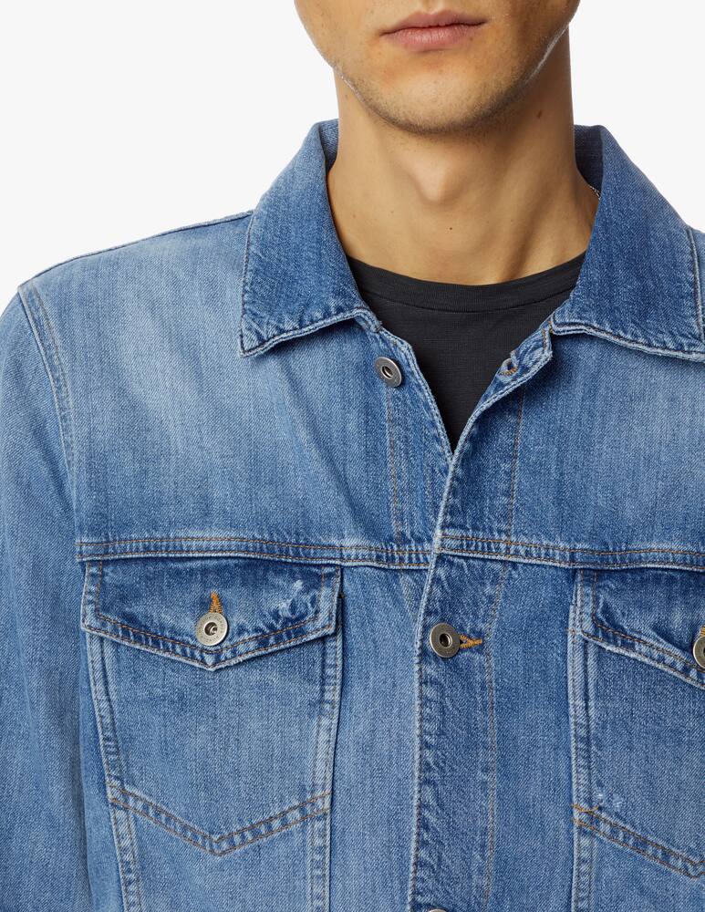 rinascente Dondup Trucker light denim