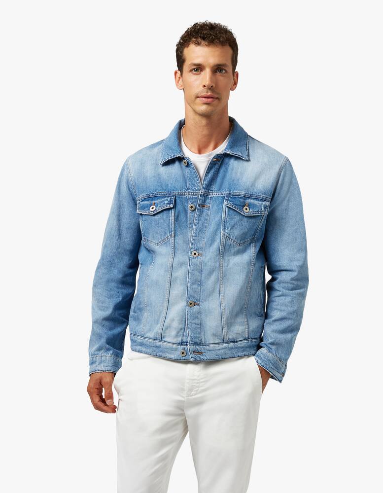rinascente Dondup Trucker light denim