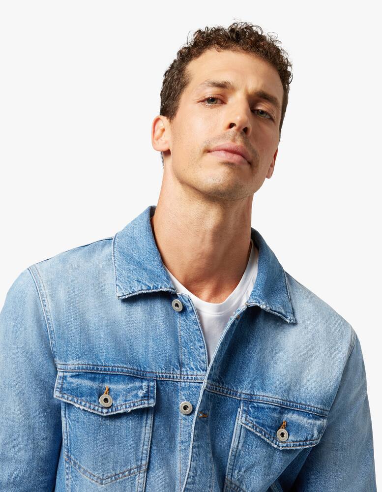 rinascente Dondup Trucker light denim