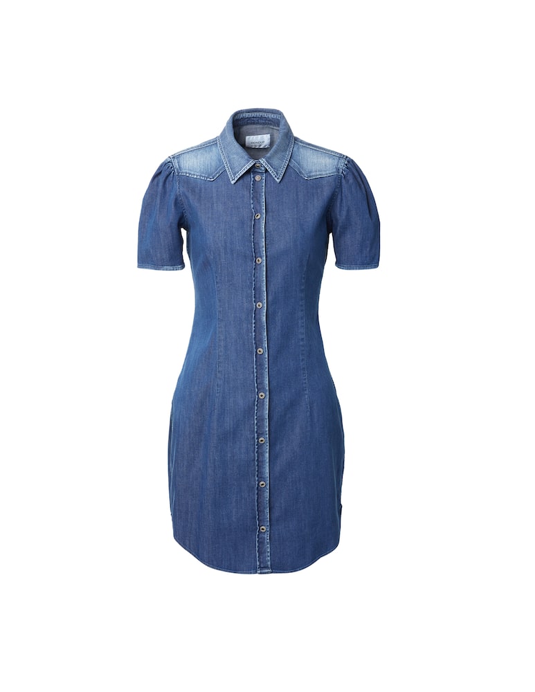 Dondup Vestito mini con bottoni gioiello - immagine 1 Dondup Vestito mini con bottoni gioiello - immagine 1