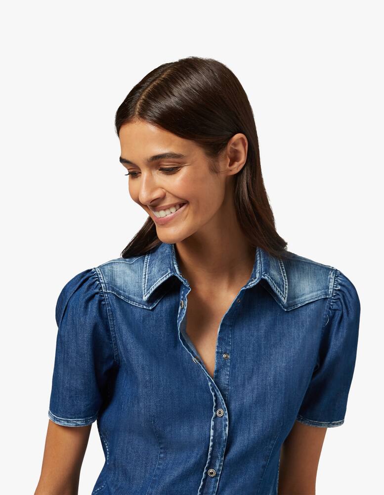 Dondup Vestito mini con bottoni gioiello - immagine 7 Dondup Vestito mini con bottoni gioiello - immagine 7