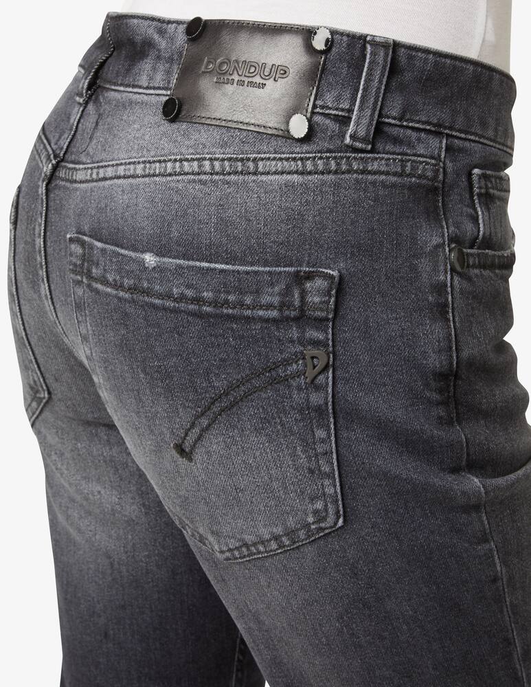 rinascente Dondup Jeans cropped gioiello Koons - Nero