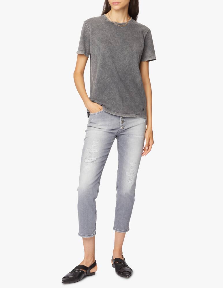 rinascente Dondup Jeans boyfriend con bottoni gioiello