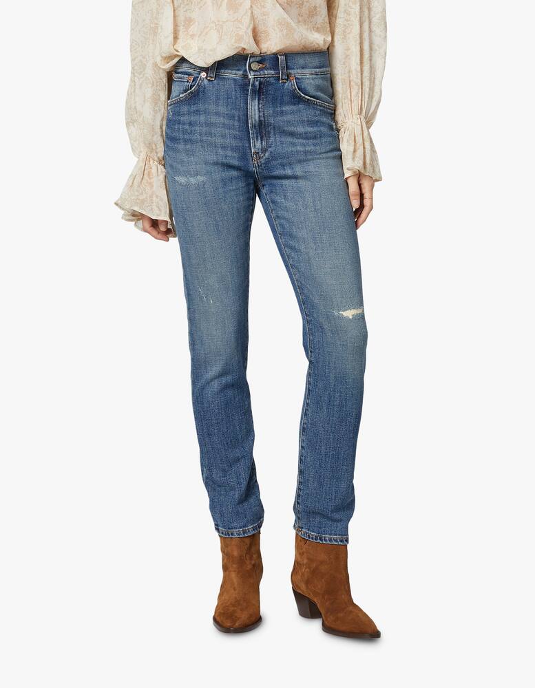 rinascente Dondup Pantaloni a gamba dritta e vita alta