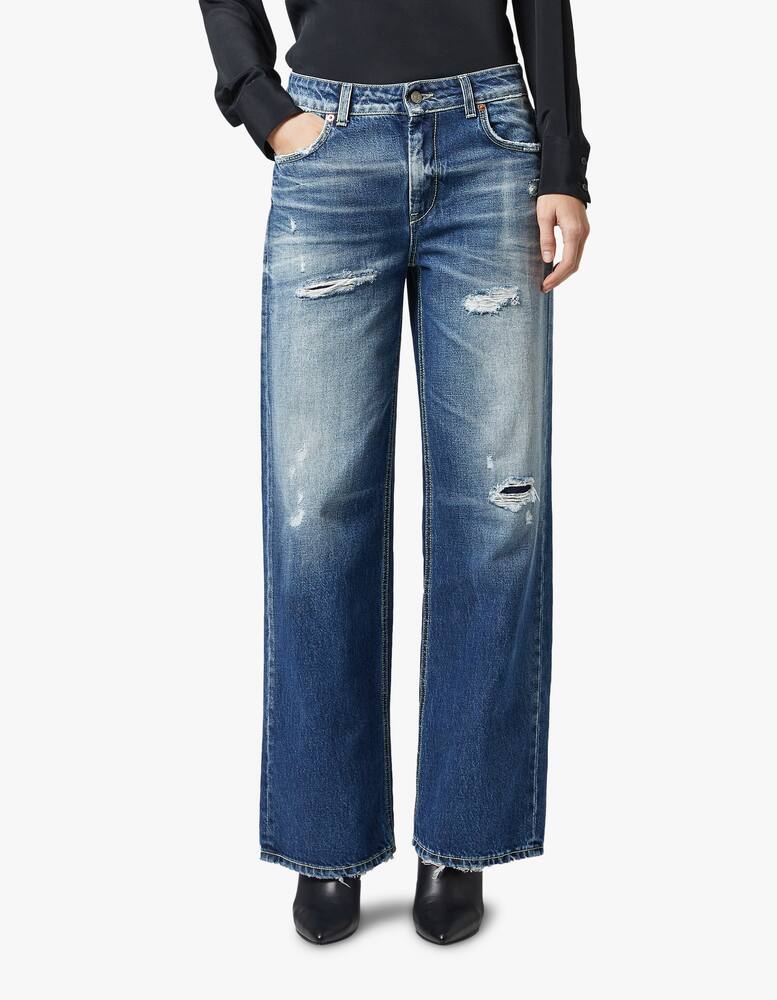 Dondup High rise wide-leg jeans - picture 4 Dondup High rise wide-leg jeans - picture 4