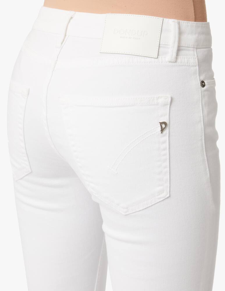 rinascente Dondup High rise flare jeans - white