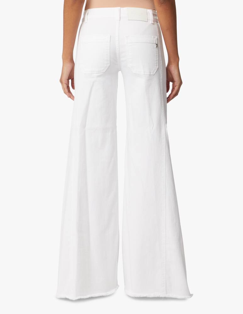 rinascente Dondup High rise flare jeans - white