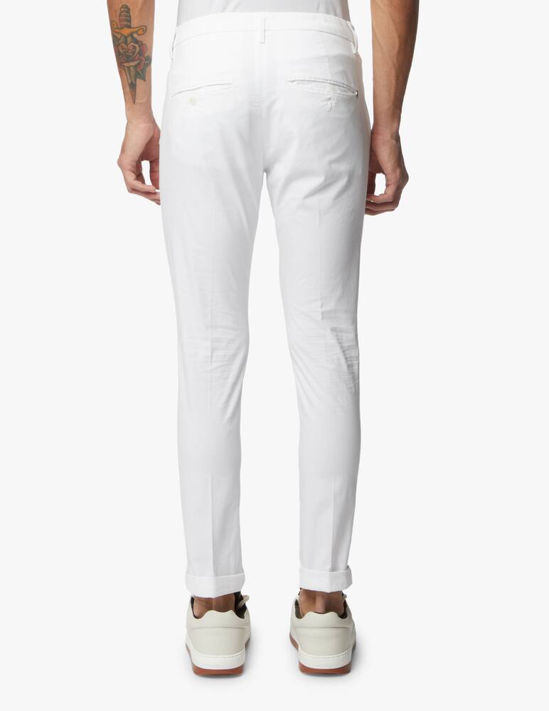 rinascente Dondup Light gaubert gaber chino pant - white