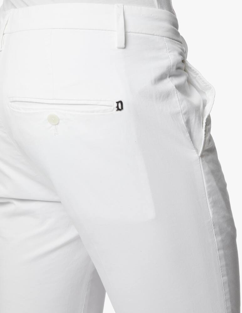 rinascente Dondup Light gaubert gaber chino pant - white