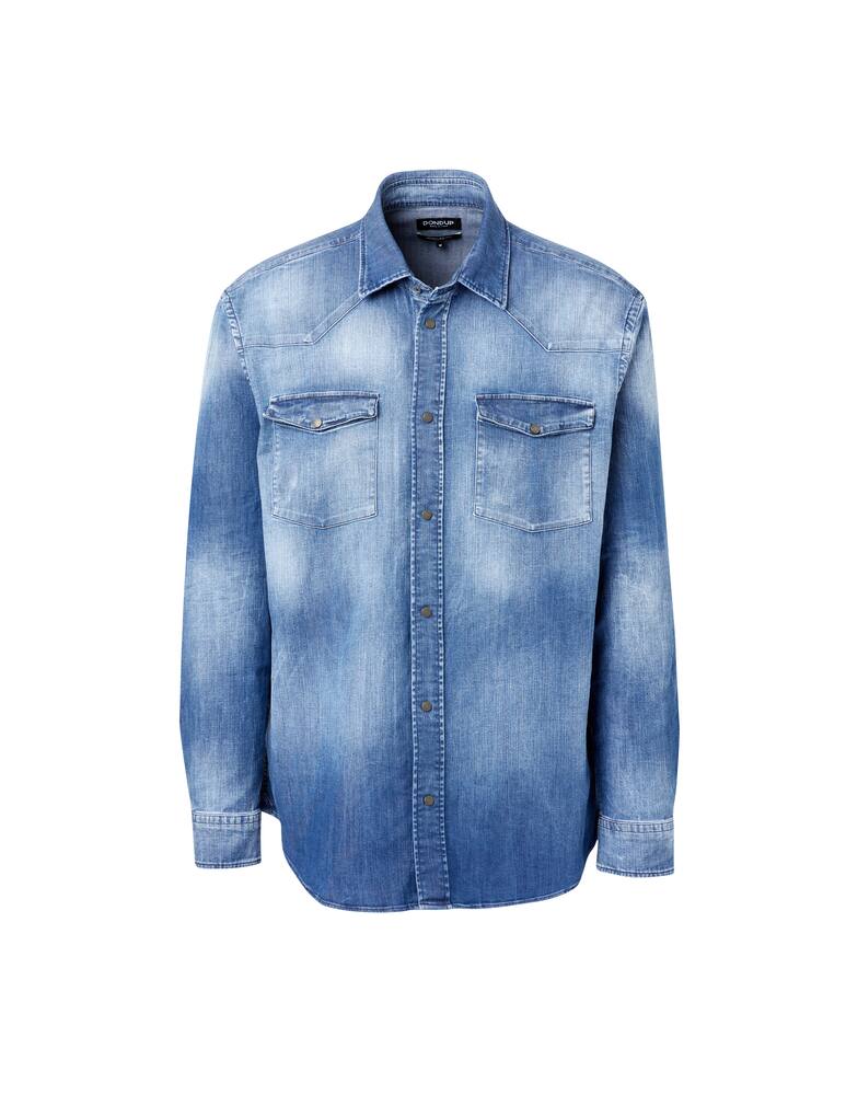 rinascente Dondup Camicia di jeans western regular - blu